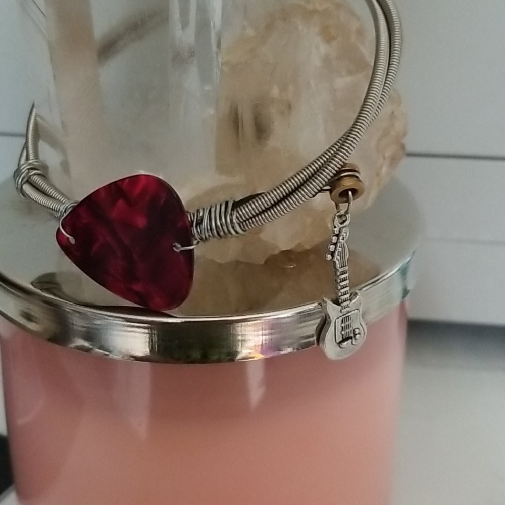 Guitar string Bangle bracelet